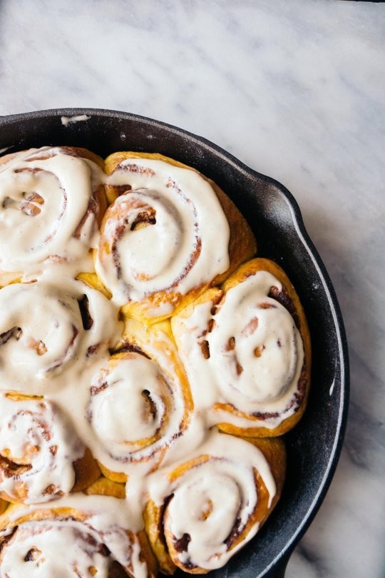 Sweet potato cinnamon buns