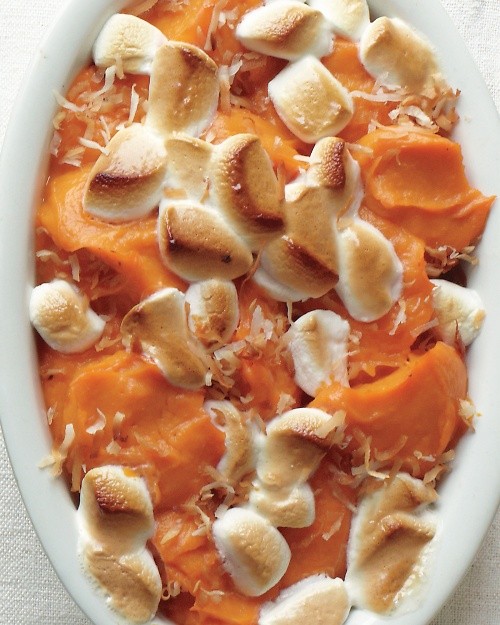 Sweet potato-coconut casserole