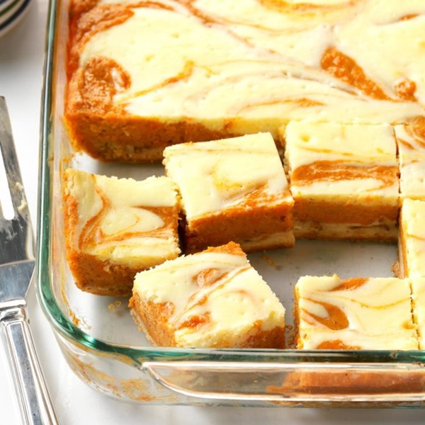 Sweet potato cream cheese bars