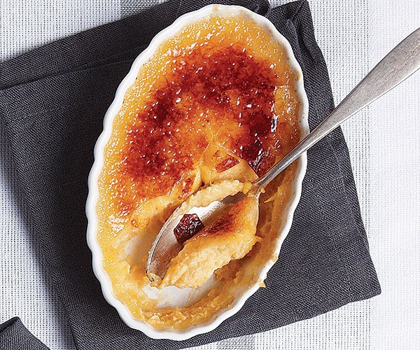 Sweet potato crème brûlée