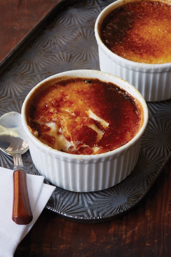 Sweet potato crème brûlée