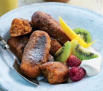 Sweet potato dumplings