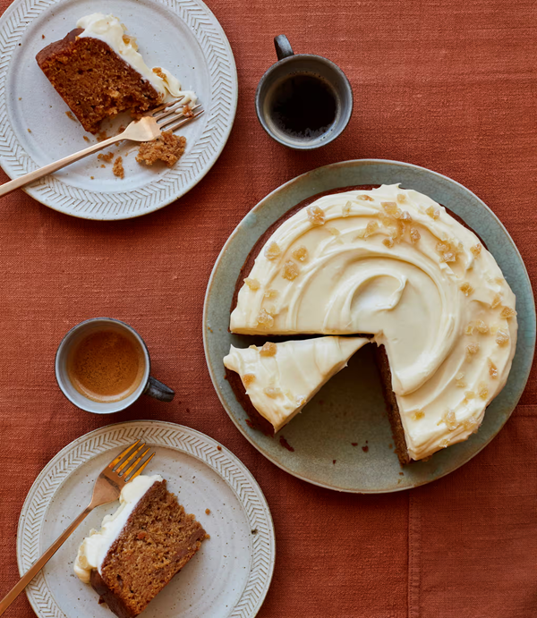 Sweet potato ginger cake
