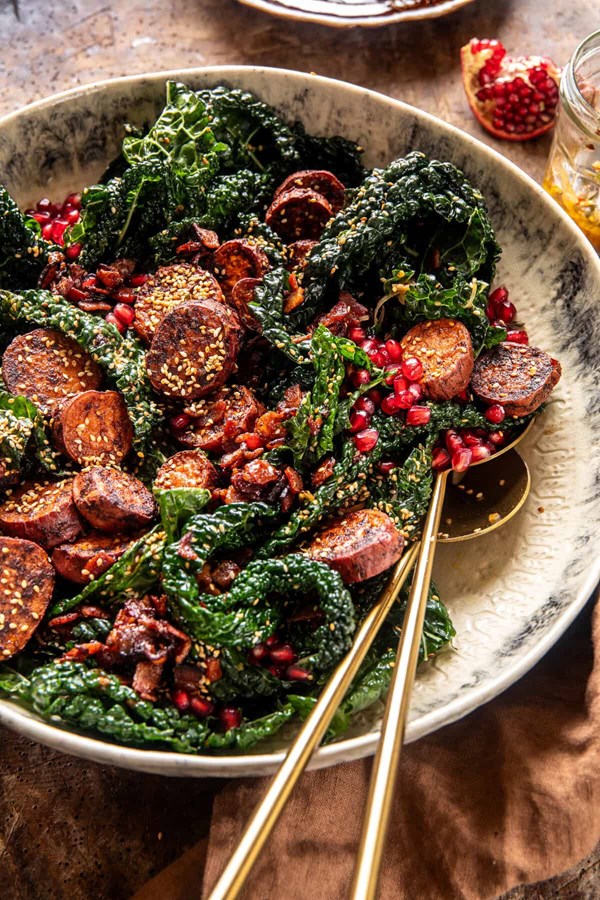 Sweet potato ginger salad