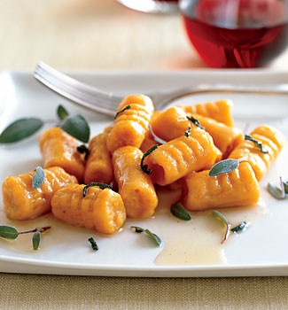 Sweet potato gnocchi with brown butter and sage