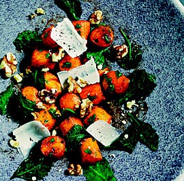 Sweet potato gnocchi with kale, sage & balsamic brown butter
