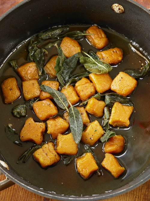 Sweet potato gnocchi with sage butter