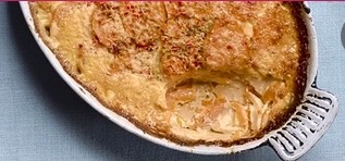 Sweet potato gratin