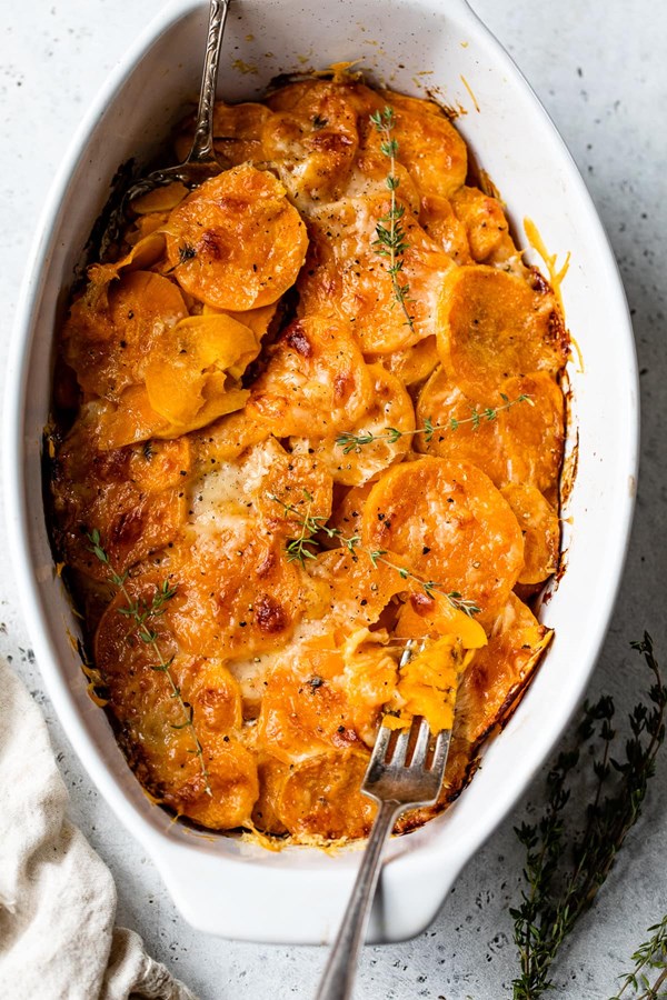 Sweet potato gratin 