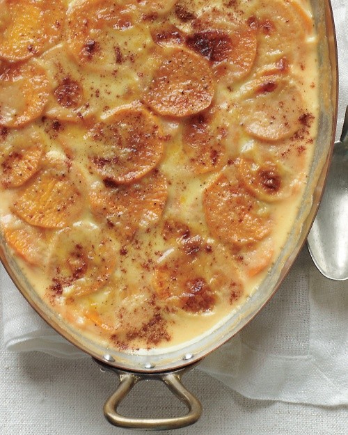 Sweet potato gratin