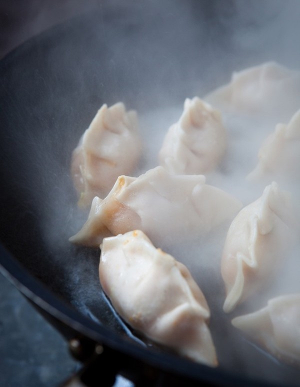 Sweet potato gyozas