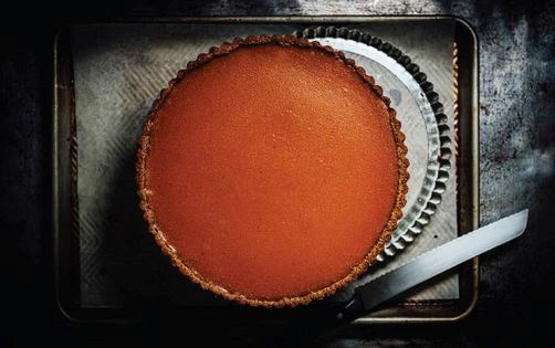 Sweet potato honey beer pie