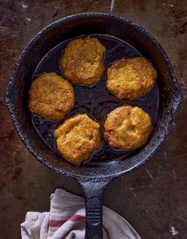 Sweet potato hot water cornbread with whipped honey butter