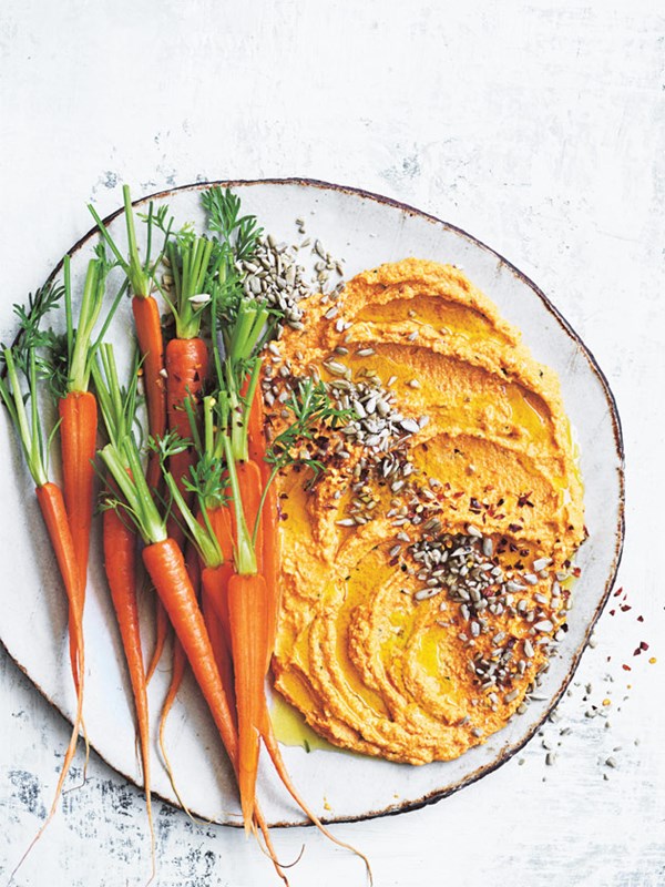 Sweet potato, kaffir lime and sunflower seed dip