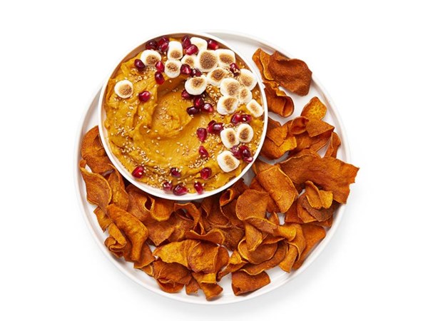 Sweet potato-marshmallow dip