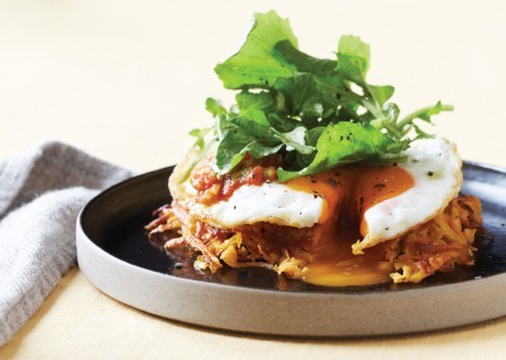 Sweet potato masala and egg mile-highs