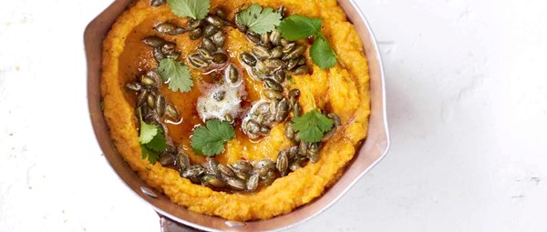 Sweet potato-miso mash