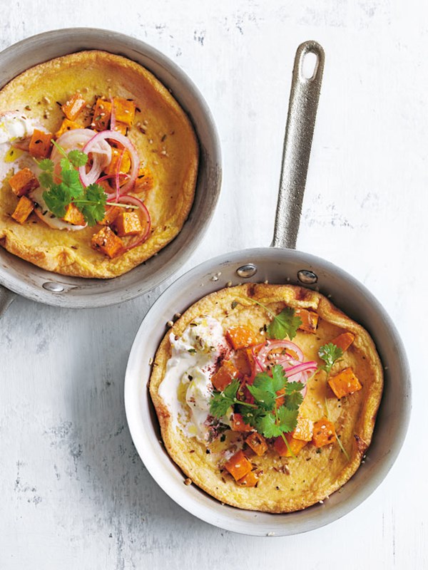 Sweet potato omelette