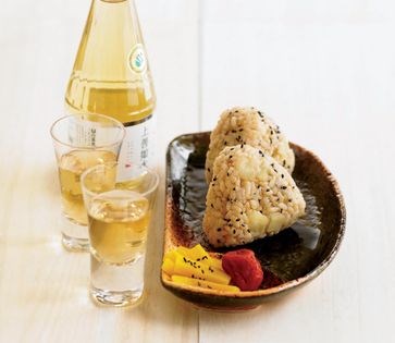 Sweet potato onigiri