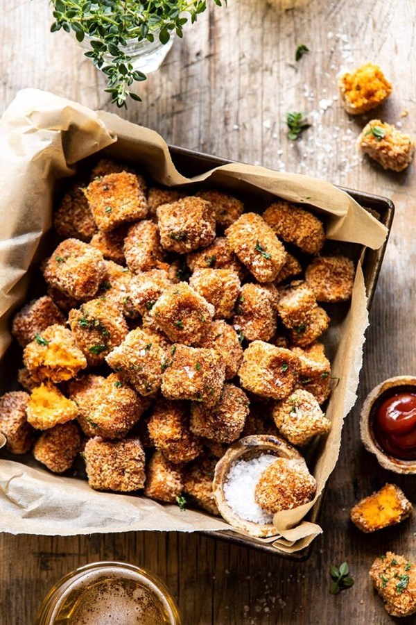 Sweet potato Parmesan Tater Tots