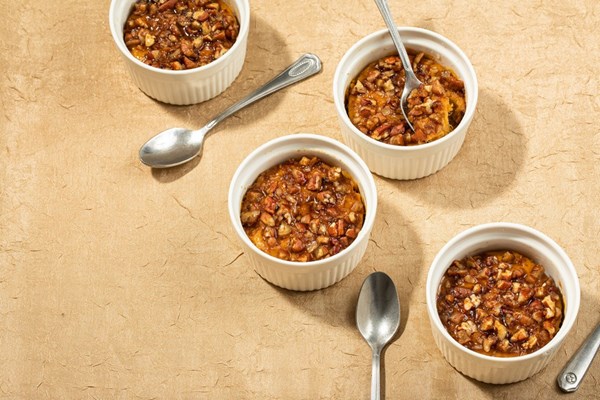 Sweet potato pecan dessert cups