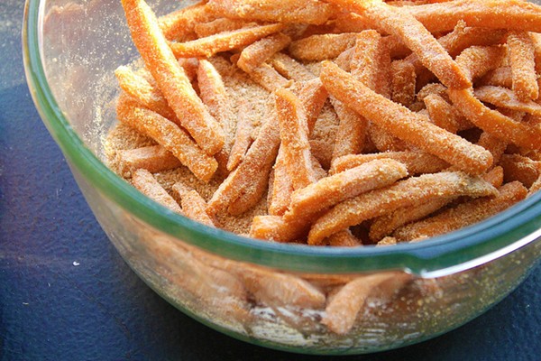 Sweet potato pie fries