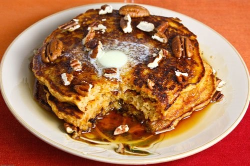 Sweet potato pie pancakes