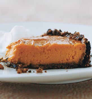 Sweet-potato pie with gingersnap pecan crust