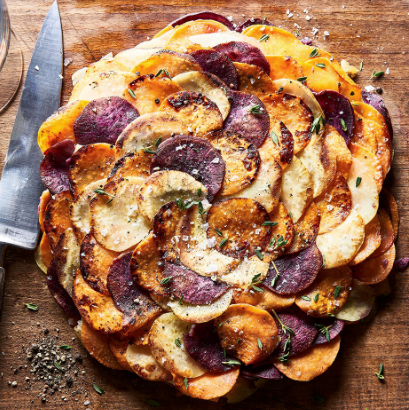 Sweet potato pommes Anna