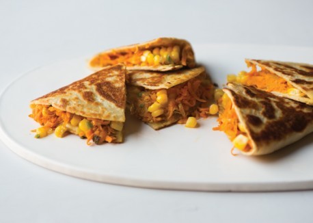 Sweet potato quesadillas