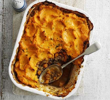 Sweet potato shepherd's pie