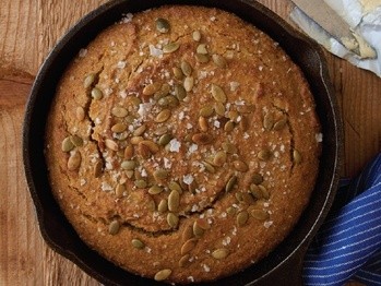 Sweet potato skillet corn bread