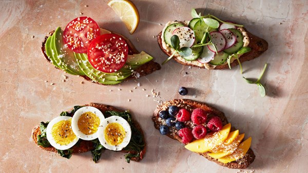 Sweet-potato toasts