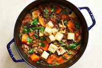 Sweet potato-tofu stew