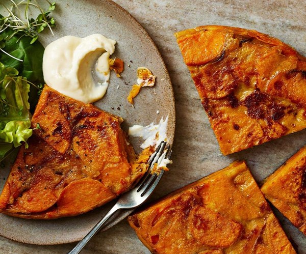 Sweet potato tortilla