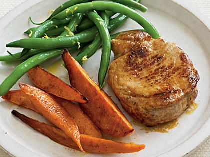 Sweet potato wedges