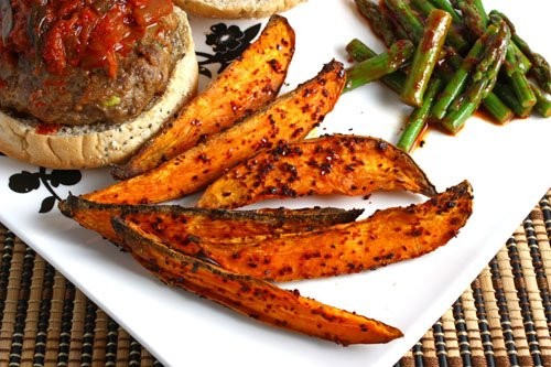 Sweet potato wedges