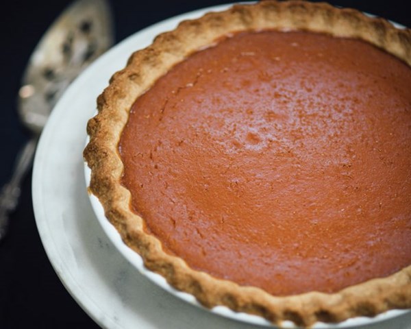 Sweet potato yogurt pie