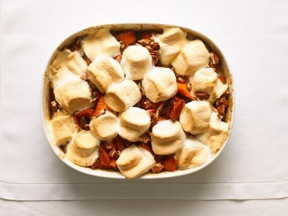 Sweet potatoes and marshmallows