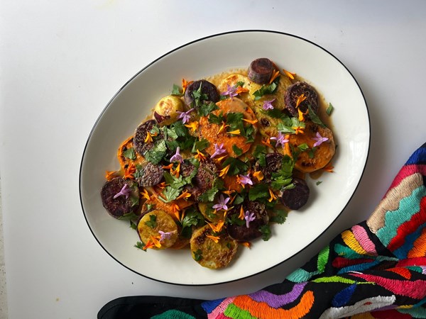 Sweet potatoes escabeche