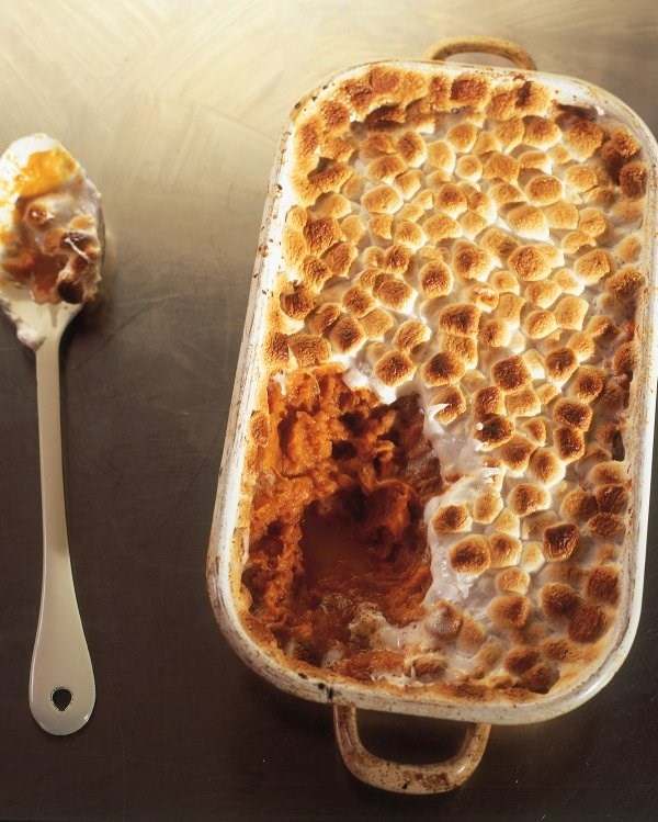 Sweet potatoes with marshmallows