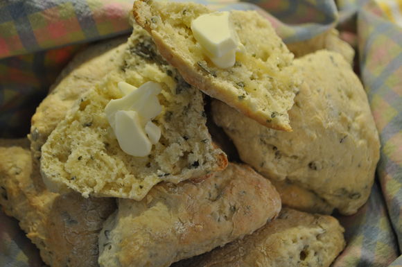 Sweet rosemary buttermilk biscuits