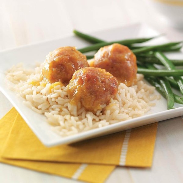 Sweet-sour ham balls