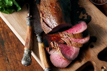 Sweet spiced roast beef