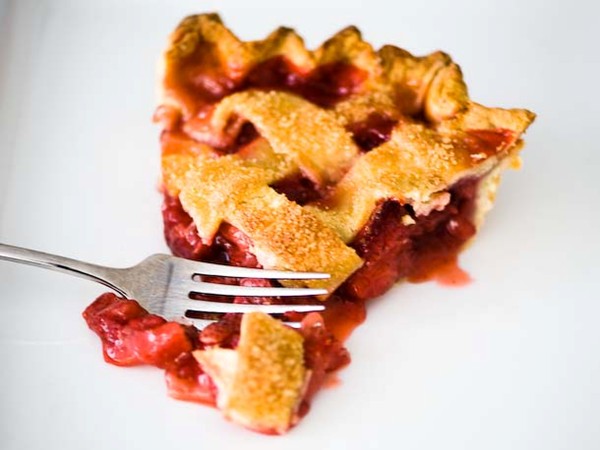 Sweet strawberry pie