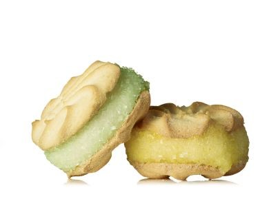 Sweet-Tart lemon ice cream sandwiches