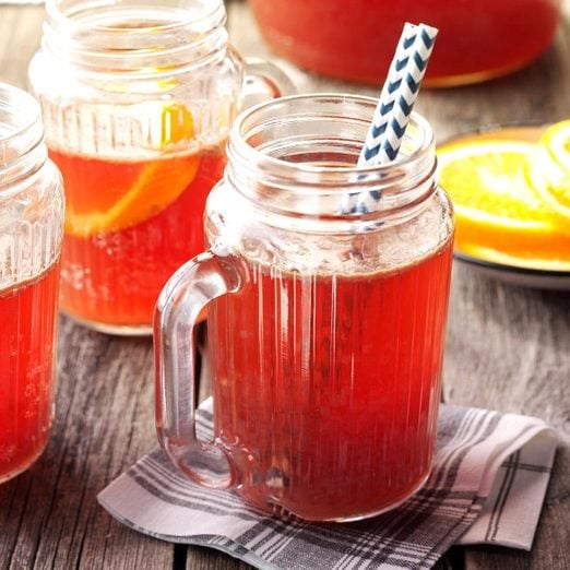 Sweet tea boysenberry shandy