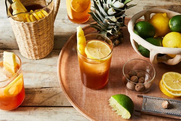 Sweet tea rum punch 
