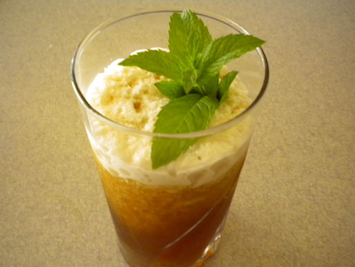 Sweet tea slush