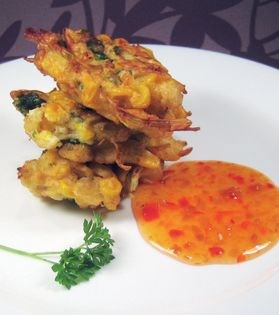 Sweetcorn fritters
